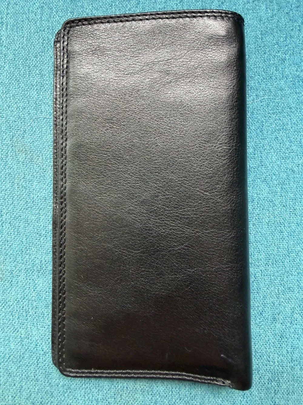 Visconti Real Leather Men's Slim Breast/Suit Pocket Wallet New | Black - Picture 3 of 4